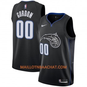 Maillot NBA Orlando Magic Aaron Gordon 00 2018-19 Nike City Edition Noir Swingman - Homme